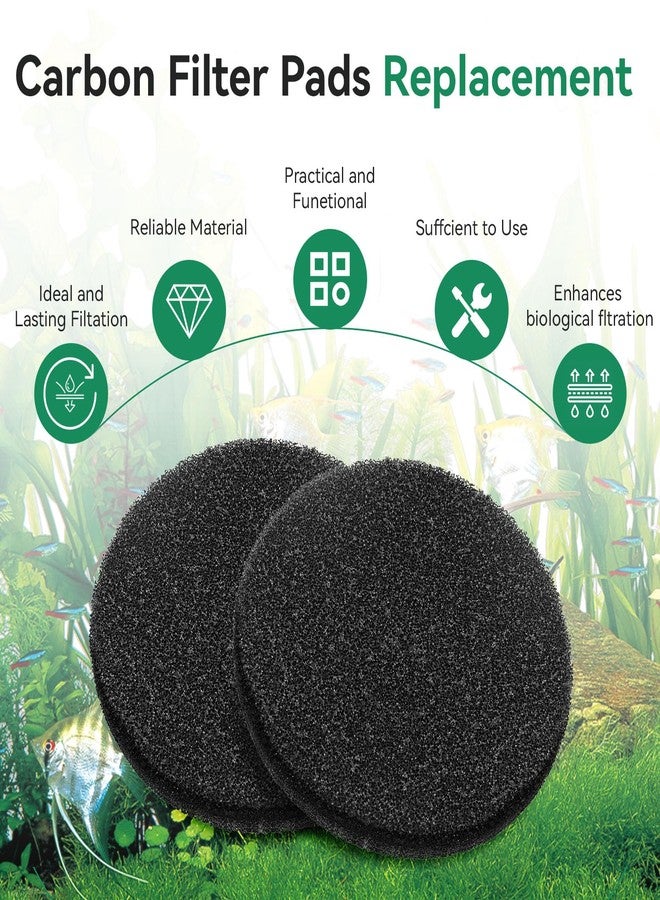 وسادات فلتر الكربون Magluv Fx4 متوافقة مع فلتر Fluval FX4/FX5/FX6، وسائط ترشيح بديلة لأحواض السمك لوسادات فلتر Fluval Fx6، عبوة من 6 قطع - Image 5